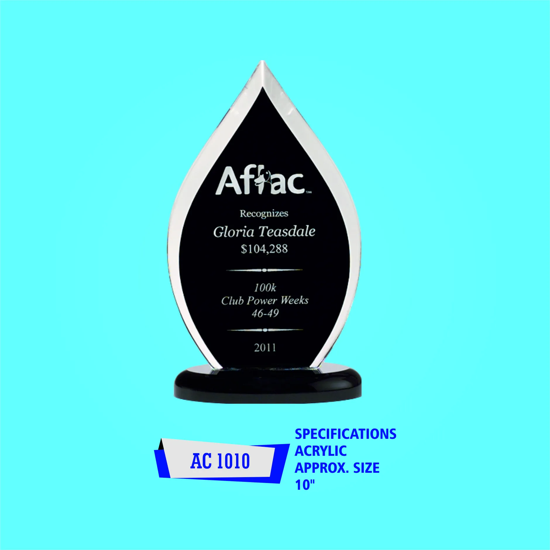 Acrylic & Crystal Award - KAC1010