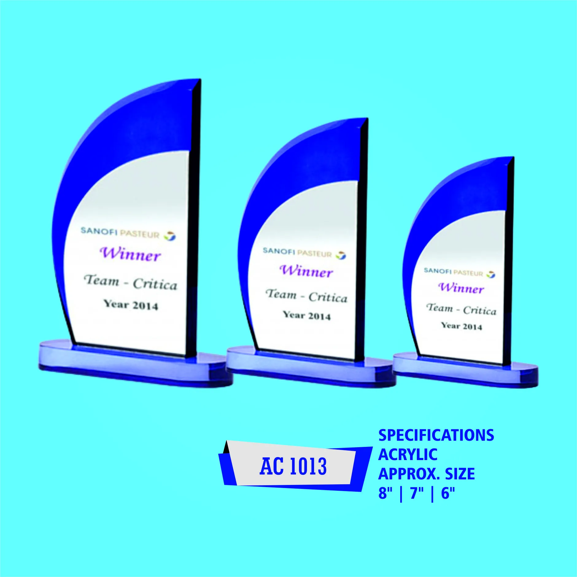 Acrylic & Crystal Award - KAC1013