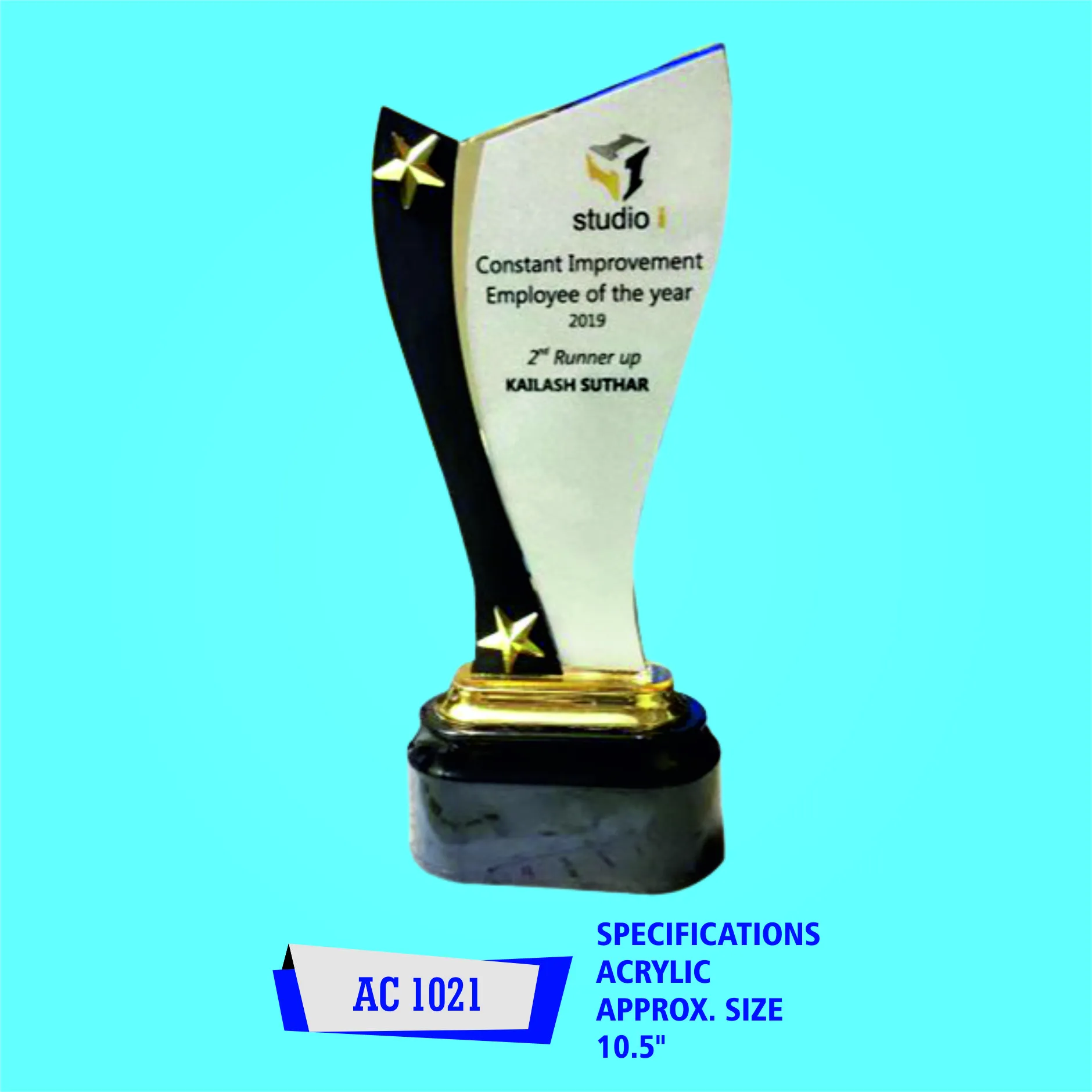 Acrylic & Crystal Award - KAC1021