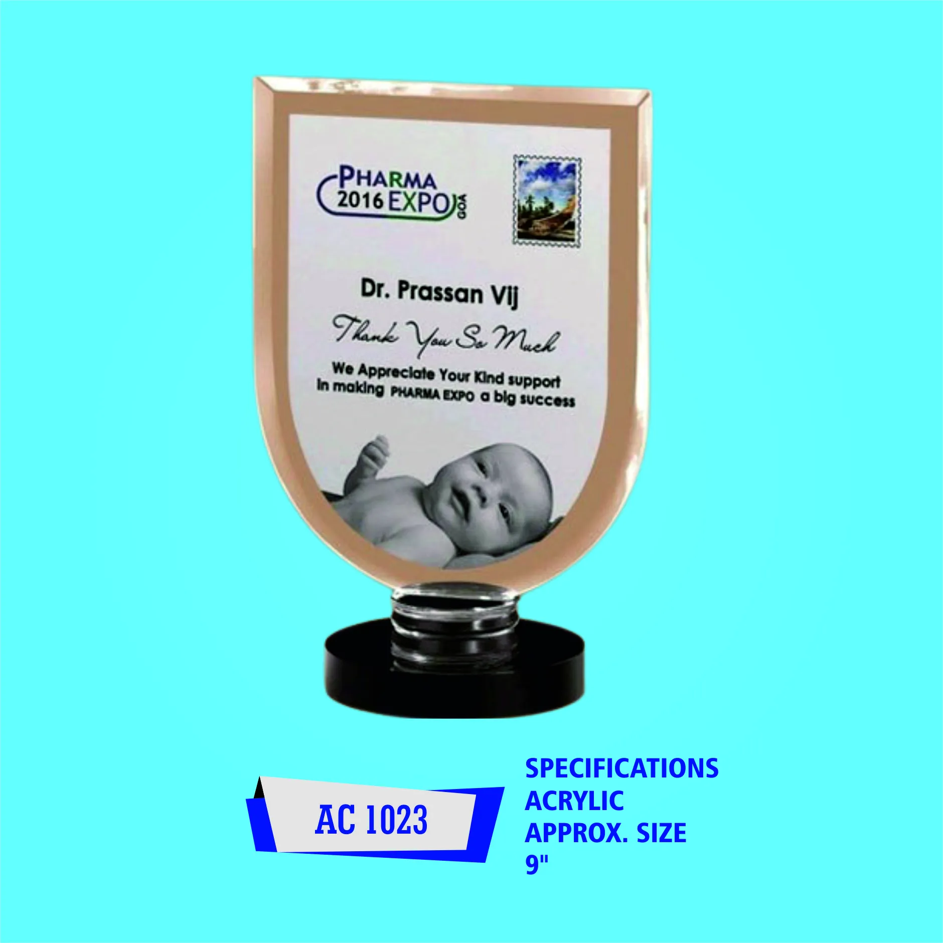 Acrylic & Crystal Award - KAC1023