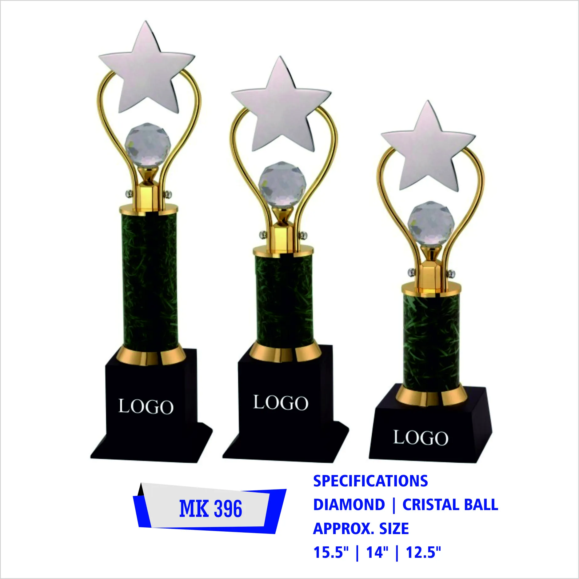 Metal Trophy - KMK396